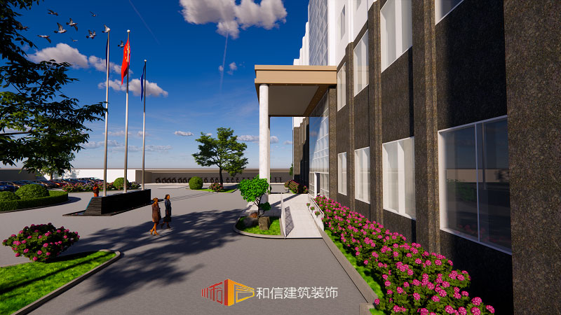 科技材料辦公樓側(cè)面設(shè)計(jì) 科技材料辦公樓側(cè)面設(shè)計(jì)